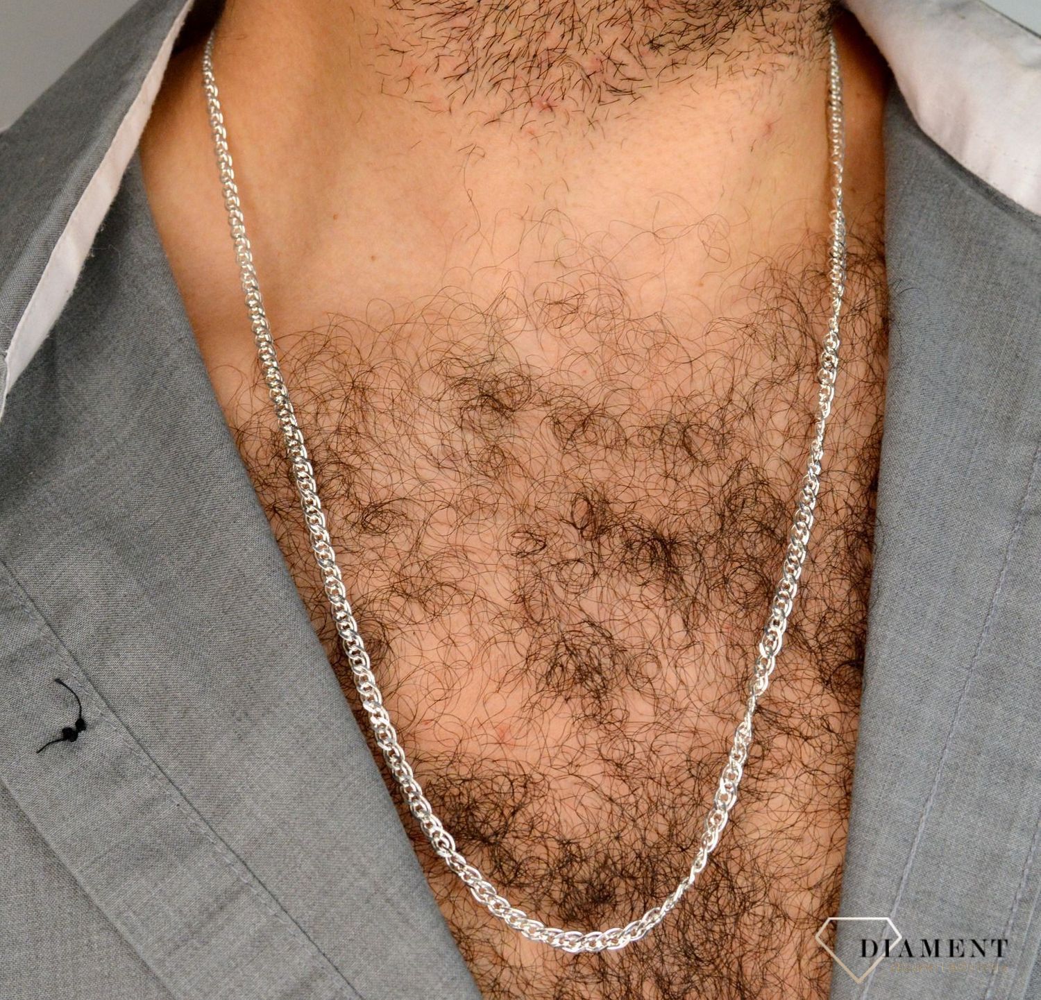 Srebrny łańcuszek o splocie mona lisa 4 mm szerokości DIA-LAN-785723-60-925 4mm (1).jpg